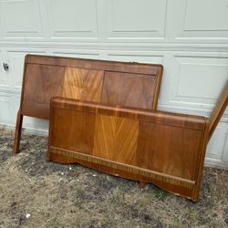Antique Waterfall Bed - Double
