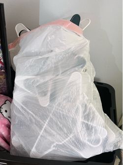 Free plastic hangers.