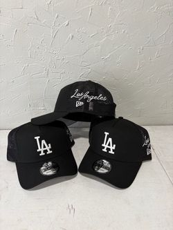 MLB new era Los Angeles dodgers trucker “Los Angeles script” 9forty a frame SnapBack hats