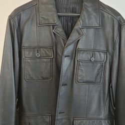 Mens leather jacket