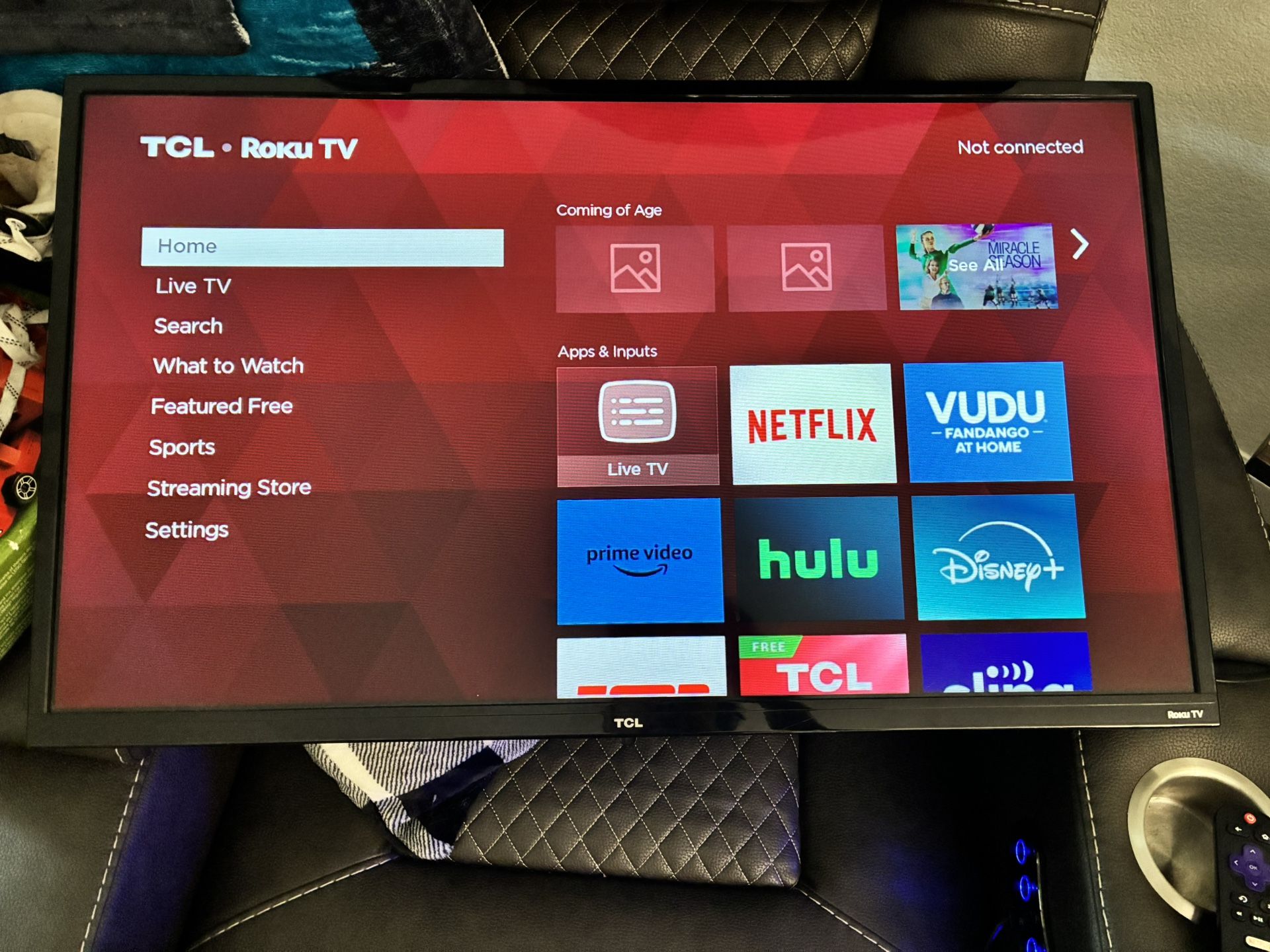 32” TCL Roku Smart TV Model 32S331