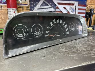 1961 C10 Gauge Cluster