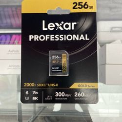 Lexar Gold 256GB V90 SD Card