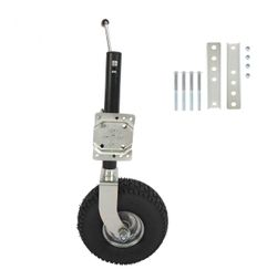 15” Boat Trailer Jack Wheel 2000lbs Heavy Duty Bolt-On Motorhome RV Camper Stand 