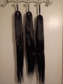 3 Bundles Black Straight Hair Extensions