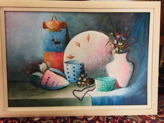 PRICE DROP $50!!Charles Benolt Authentic canvas painting