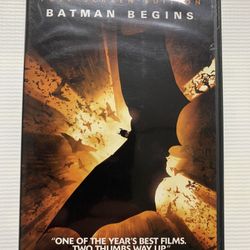 Batman Begins (DVD, 2005, Full Frame)