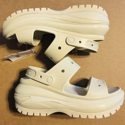Crocs Unisex Classic Mega Crush Platform Wedge Sandal -Size Men 9 / Women 11-NEW