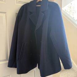 NEW WITH TAGS- Navy Blue Peacoat size XXL