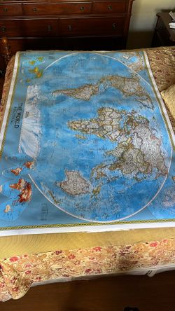 Laminated World Map