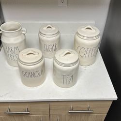 RAE DUNN containers Set