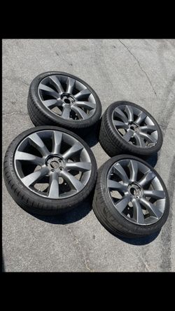 4 - 245/35r20 265/35r20 5x4.5 5x114.3 Stock Infiniti FX45 Wheels Rims Good Treads Tires!!!!!!!