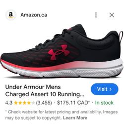 Under Armour running shoes - 10.5