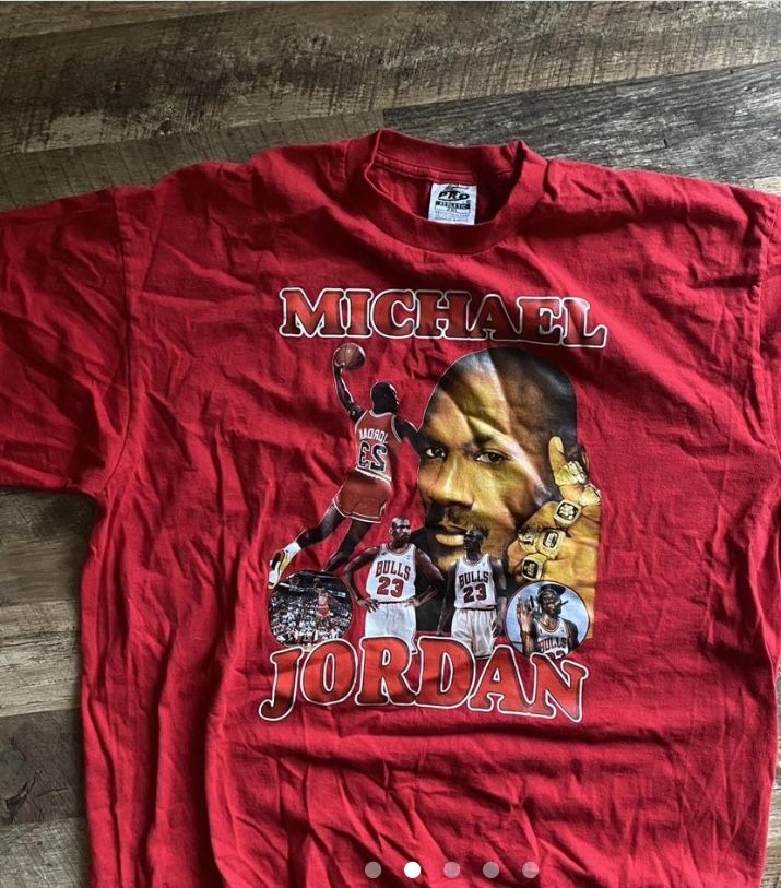 ✅🚨🚨 VINTAGE FRUIT OF LOOM /PRO 5 MICHAEL JORDAN TEE