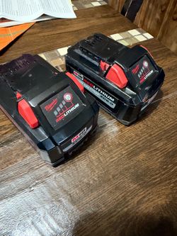 Milwakee batteries