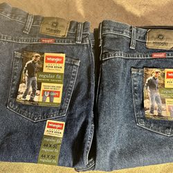  New Wrangler Jeans/44x30
