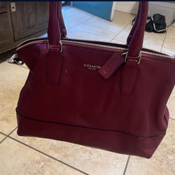 Red Coach Purse