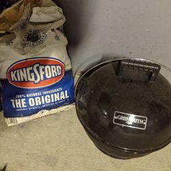 BBQ - Grill Smith And Bag Of Charcoal Briquettes 