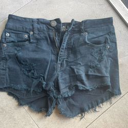 American Eagle Black Shorts Size 2 Women’s  Black