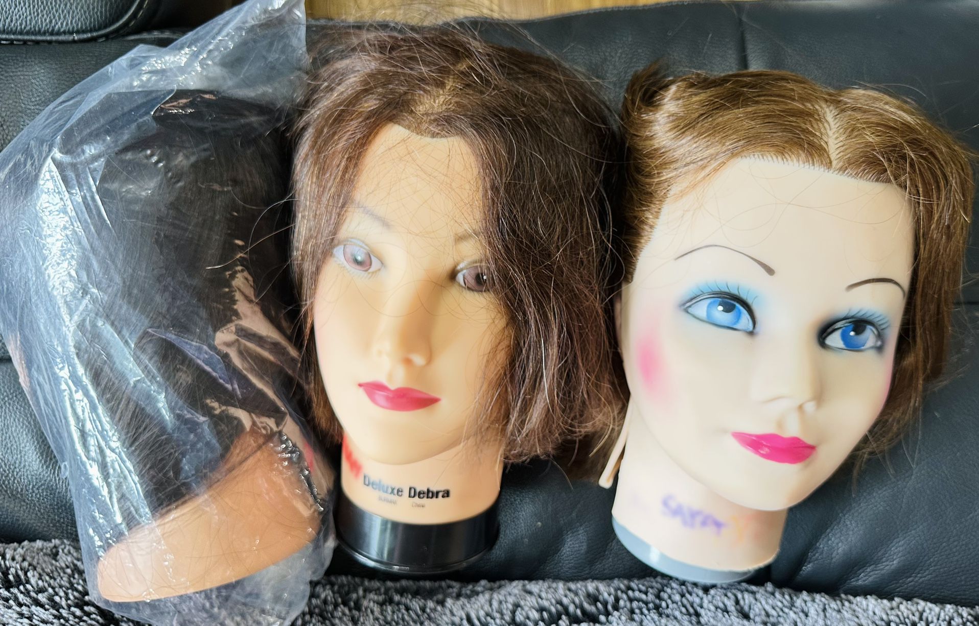 Mannequin Head Hair Styling Training Head 
