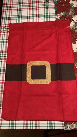 Large Santa Bag  Customized - 22”x32”