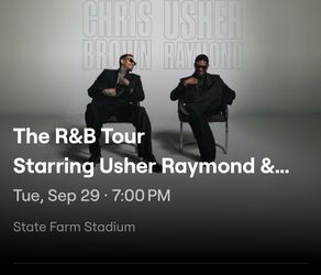 Chris Brown & Usher @ State Farm Stadium