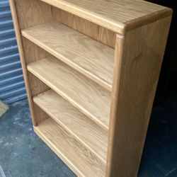 3’ x 4’ Oak Bookcase Storage Display Shelf by Thornwood
