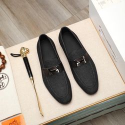 Hermes Men’s Leather Shoes With Box 2026 New