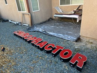 Chiropractic Channel Letters For Chiropractic Office