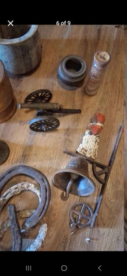 Metal And Wood Old Collectable Group Buying Everything For Price