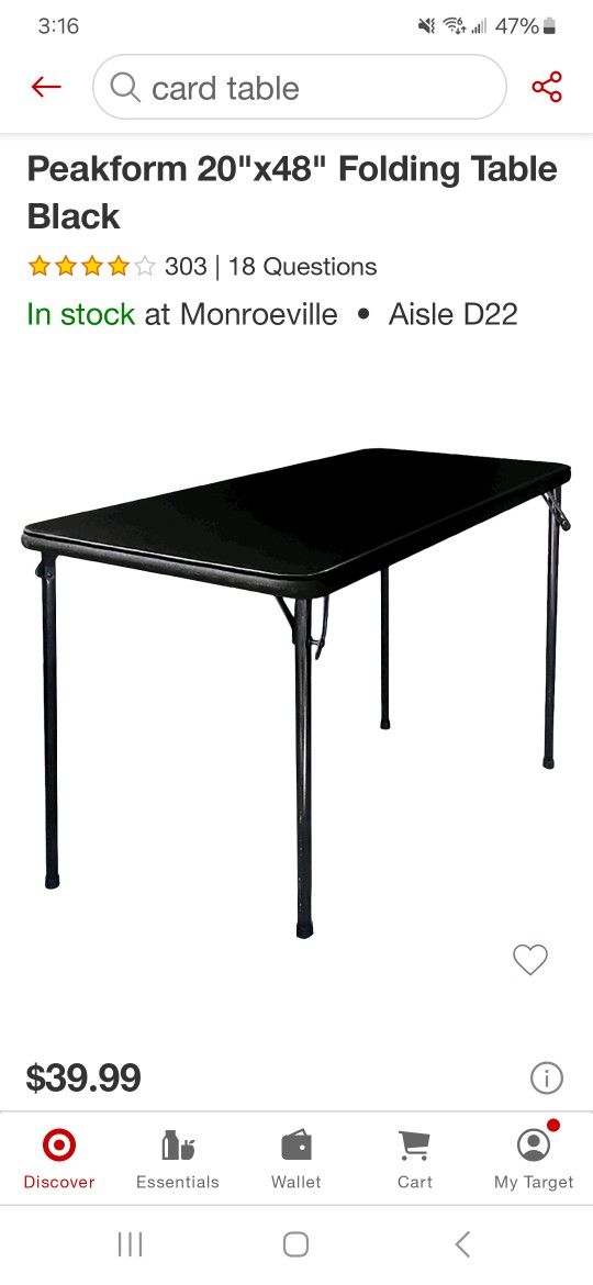 Folding Table