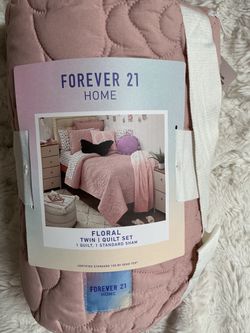 Rose Dust Pink Twin Quilt