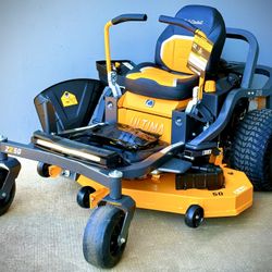 Brand new Cub cadet Ultima Z2 50in. Fabricated Deck 23HP V-Twin Kawasaki FR Series Engine Dual Hydro Drive Gas Zero Turn Riding Lawn