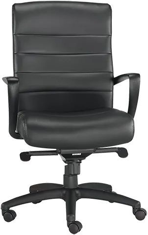 🪑 Manchester Mid Back Black Chair —