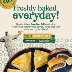 Fresh Baked Brazilian Esfihas