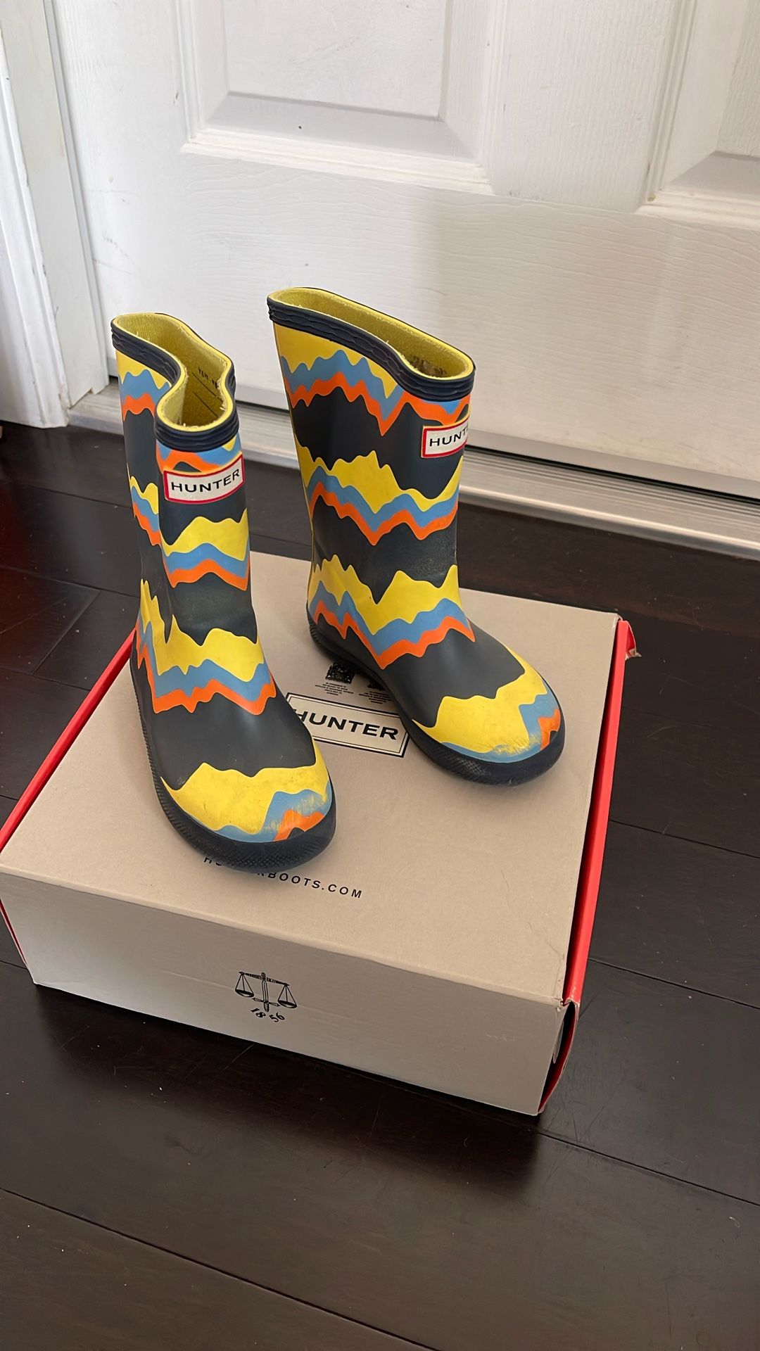 Hunter Kids Classic Rain Boots Sz 8