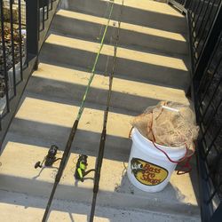 Squadron 3 Rods And 10 Foot Cast Net 