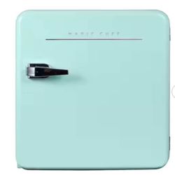 Magic Chef 17.5 in. 1.6 cu. ft. Retro Mini Refrigerator in Mint Green, Without Freezer