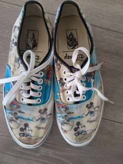 Vans Disney Hawaiian Aloha sneakers size W8.5 M7