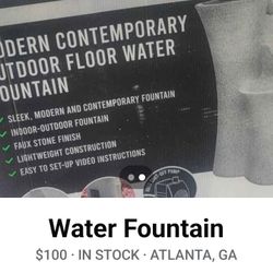 Yard Water Fountain