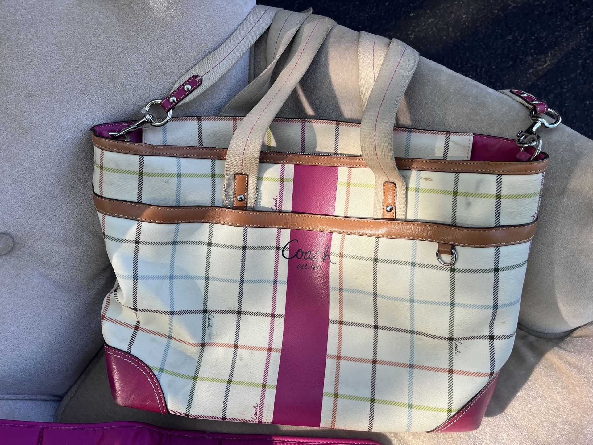 Coach briefcase or diaper bag