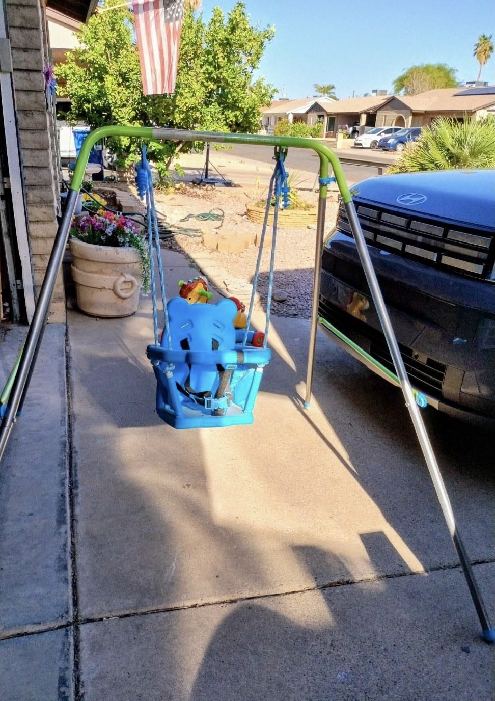Toys - Swing Set And Horse Toy