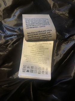 Black Moncler Size 1 Men’s