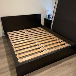 IKEA Malm Bed Frame and Nightstand OBO