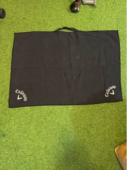 Callaway Golf Bag Towel Excellent Condition Left Hand Or Right Hand Golfers