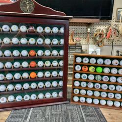 Golf Ball Logo Balls Plus Display Cases 