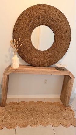 Console table wood