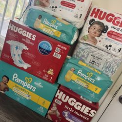 Diapers (DIFFERENT SIZES)