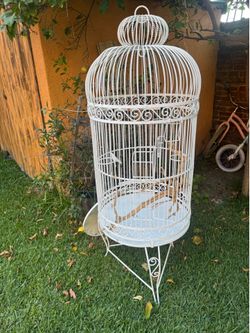 White Cage for Birds