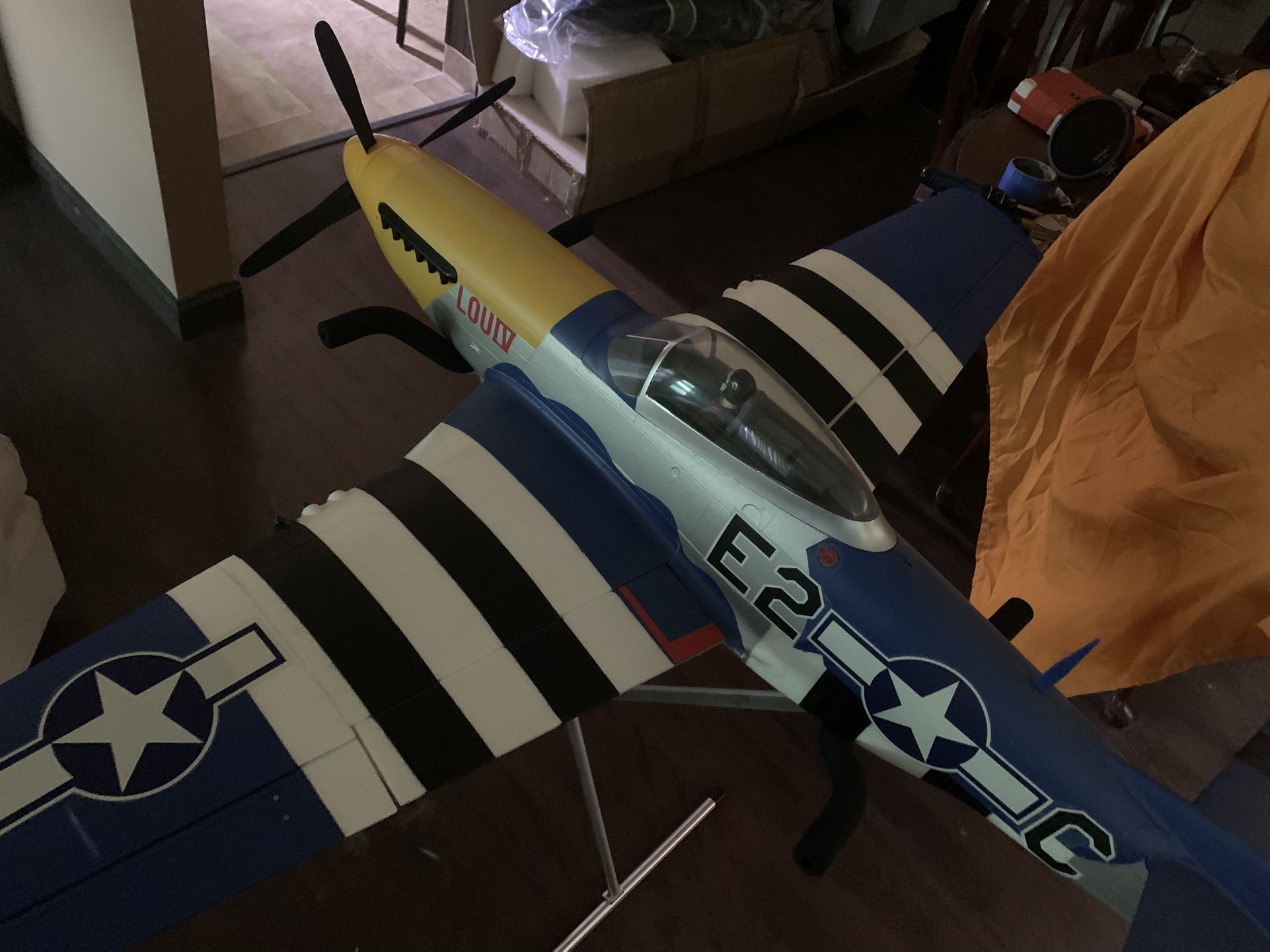 P-51D Mustang 1.5m Smart BNF Basic with AS3X and SAFE Select